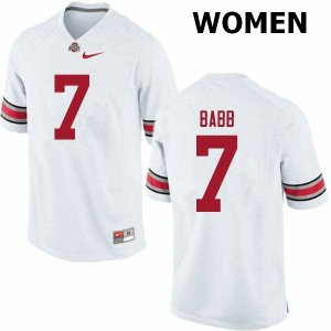 Women's Ohio State Buckeyes #7 Kamryn Babb White Nike NCAA College Football Jersey Top Deals IVG7844ID